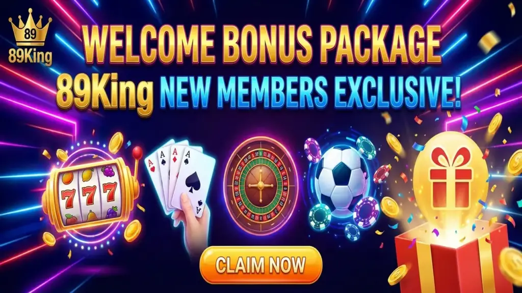 Giao diện trang chủ chính thức của 89King với nút Đăng Ký nổi bật và chứng chỉ bảo mật SSL hiển thị rõ ràng trên trình duyệt.